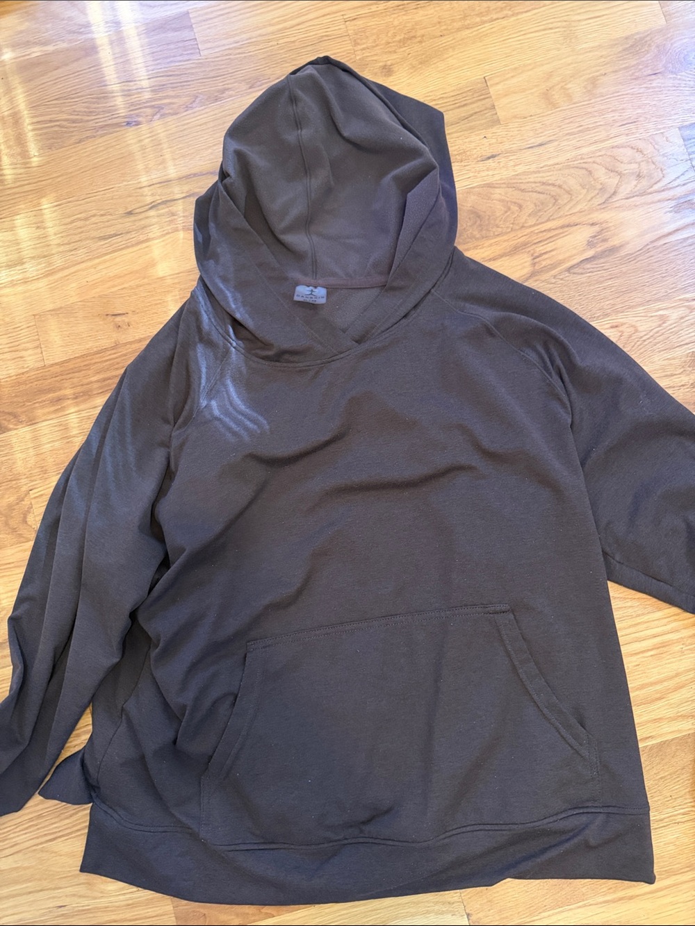 Danskin Men's Dark Brown Crewneck Hoodie Sweater